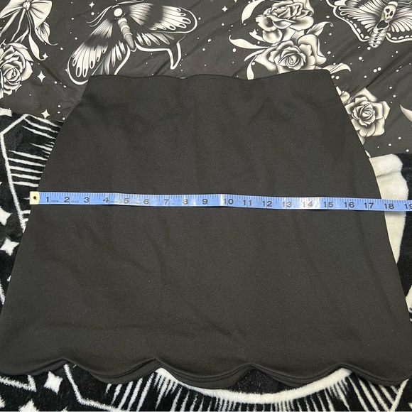 Top Shop Scallop Hem Mini Skirt, US8 - Picture 4 of 5